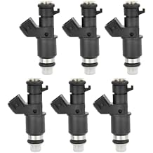 Fuel Injectors Compatible with Honda 2003-2007 Accord & 2005-2017 Odyssey & 2005-2011 Pilot & 2006-2014 Ridgeline, Acura 2003-2006 MDX & 2004-2008 TL, Saturn V6 3.0L 3.2L 3.5L Replace# FJ485