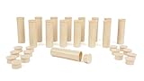 Sleeves & Plugs for Pool Fence Hole Deck Patio Ground Hole Caps Plug Cap Sleeve(15 pcs, Caps ＆ Sleeves Beige...