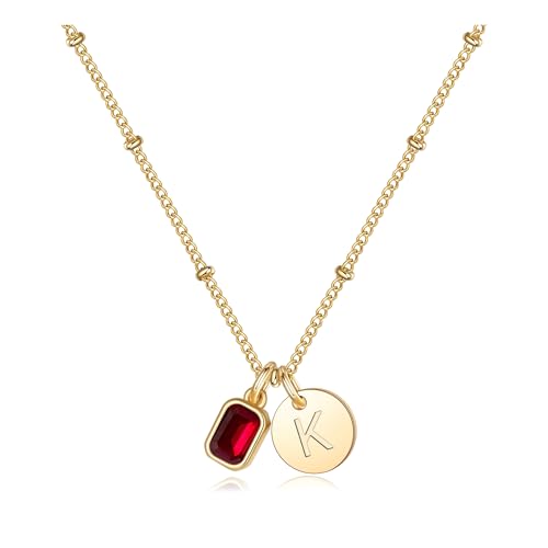 M MOOHAM �C�j�V�����a���΃l�b�N���X �����ւ̃M�t�g - 14K�S�[���h���b�L�f�B�X�N���^�[�l�b�N���X �a���΃W���G���[ �p�[�\�i���C�Y�h�M�t�g �����ւ̒a�����M�t�g �� �ޏ��̎o�� �e�F, 16" + 2.5" extender (18.5" t