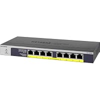 NETGEAR – NETGEAR GS108PP PoE Switch 8 Port Gigabit Ethernet LAN Switc