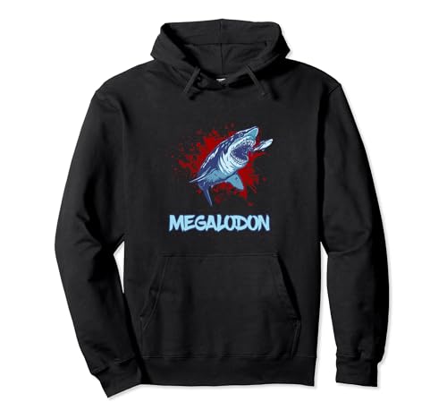 Megalodon Giant Shark Cool Megalodon Lover Paleontólogo Sudadera con Capucha