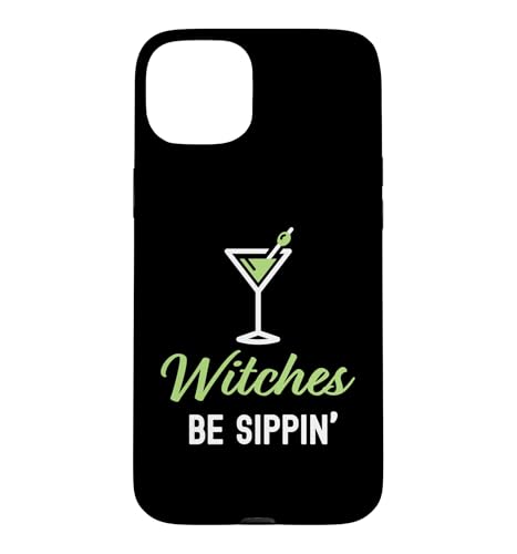 Witches Be Sippin' Happy Halloween ��l�p�h�����N �X�}�z�P�[�X iPhone 15 Plus �p