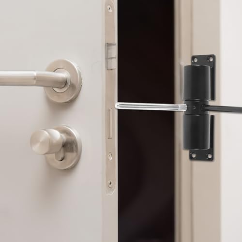 Cierrapuertas automático resistente y oculto para puertas de madera interiores 4