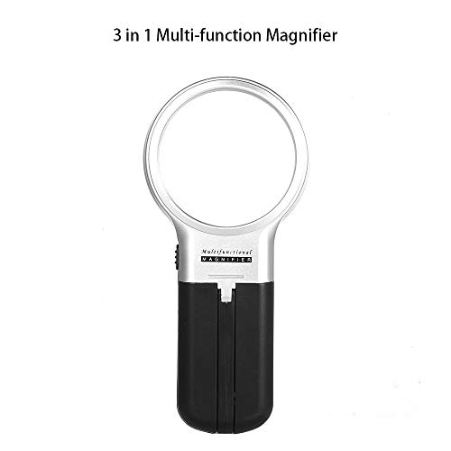 Anself TH7006 Multifuncional Desktop Lupa Handheld Ângulo Ajustável Lupa de Leitura Relógio Reparaçã