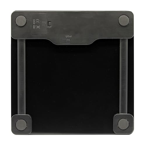 Taylor Digital Brushed Stainless Steel Scale, Bathroom Scale for Body Weight, Digital Bathroom Weighing Machine, Battery Powered, Measures Weight up to 400 lb, Black by Taylor - Image 3