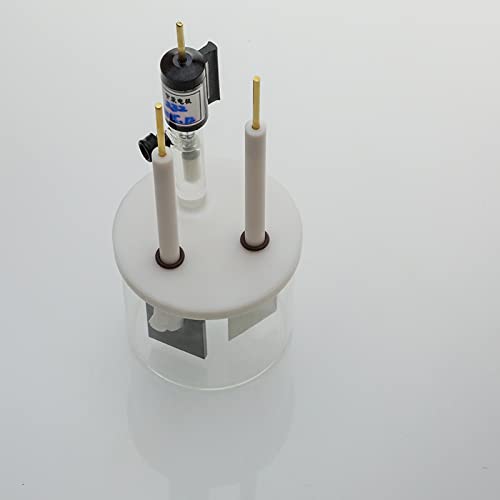 Unsealed Three Electrode electrochemical Electrolysis Device electrolyzer Reaction Tank Glass Bottle Container (100ml)