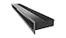 REJILLA APAISADA OPACA LUFT 80 CM X 6 CM NEGRA