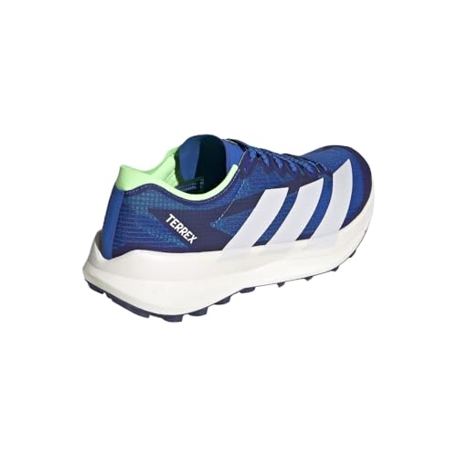 adidas Terrex Men's Terrex Agravic Speed 2 Lightstrikepro Trail Running Shoes, Blue/Dash Grey/Lime Burst - 12 by adidas - Used condition - Image 4