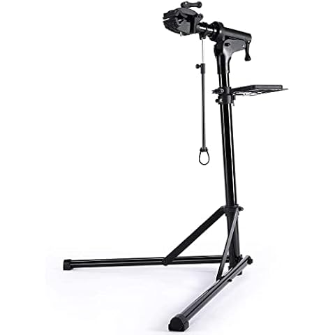 CXWXC Fahrrad Montageständer Belastbar bis 27kg/60 Pound für Elektrofahrräder,Aluminiumlegierung Fahrräder Reparaturständer mit magnetischer und 360°drehbare Kopf Cover