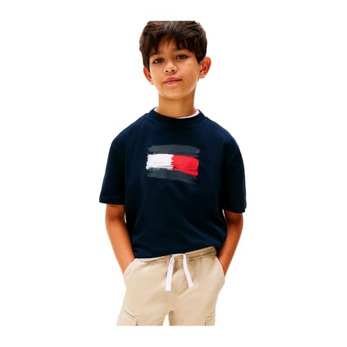 Tee-shirt marine Tommy Hilfiger ado idéal pour le collège
