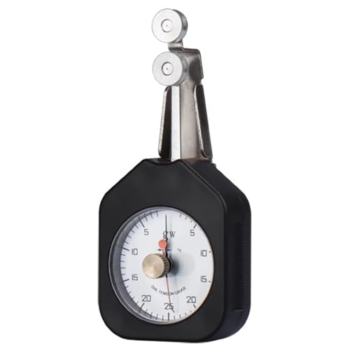 Yarn Tension Meter, Textile Tensiometer, Pointer Dial Tension Gauge, Double Pulley Design, Measurement Range 25-250gw, Minimum S