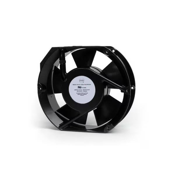 Standard Oblong Axial Fan, 230V AC, 196/229 cfm, 5-15/16 in W., Mfr: 55VD35-A