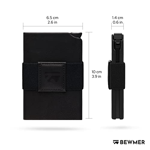 BEWMER 3 Shielded Credit Card Wallet for Men & Women | Men's Ultra Slim Wallet with Money Clip | Anti-cloning Protection Rfid Wallet For Men | Document, Pass and Credit Card Holder Minimalist Wallet3