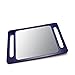 JOHNNY B. Large Handheld Lightweight Rectangular Mirror with Double Handle for Barbers, Hairdressers, Home