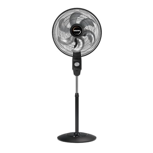 Ventilador de Coluna Mallory Éolo 126W, Silencioso, Hélice de 6 pás, Grade Especial em Sistema TS, Máxima Vazão e Mínimo Ruído – PR-GF- 220V
