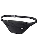 Verpackungsgewicht: 140 g Jack Wolfskin Unisex – Erwachsene Hokus Pokus Hüfttasche, black, One Size