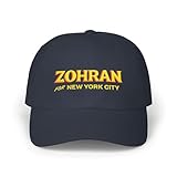 Zohran Mamdani Hat - Zohran for Mayor Embroidered Dad Hat Navy