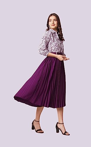 Image of ZWERLON Girl's A-line Midi Dress