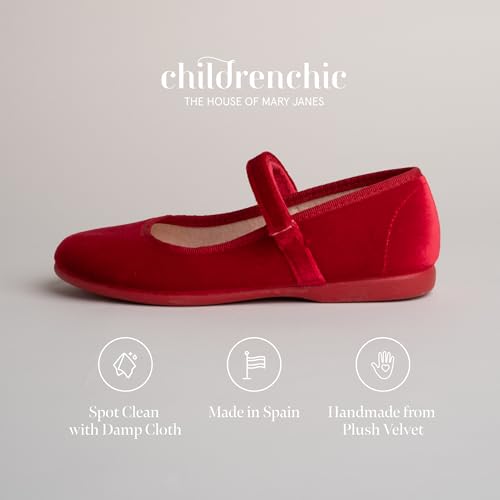 Mary Jane Shoes for Girls – Classic & Comfortable Dress Shoes for Toddlers & Kids – Perfect Flats for School, Play, and Special Occasions (Velvet, Grey, 6 Toddler)3