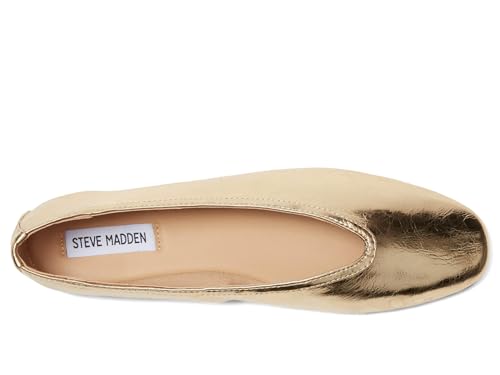 Steve Madden Steve Madden Women's Leni, Gold Leather, 7