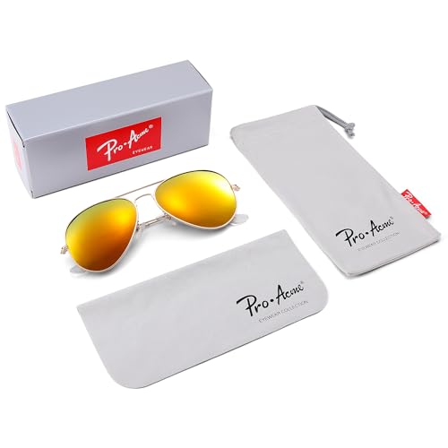 Image of Pro Acme Aviator Sunglasses for Men Women Classic Polarized UV400 Protection