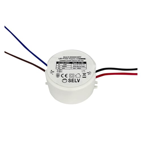 Pilote LED anti-surtension et étanche pour mini-panneau rond 5-40W