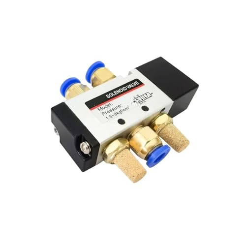 Vanne pneumatique 2/5 1/4 4A210-08 distributeur d'air pour circuit industriel - 2