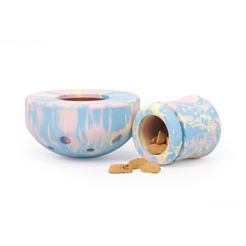 RUFFWEAR Porcini Dog Toy, Interactive Large Dog Chew Toy & Slow Feeder, Pet Safe Dog Treats Dispenser Ball - Image 2