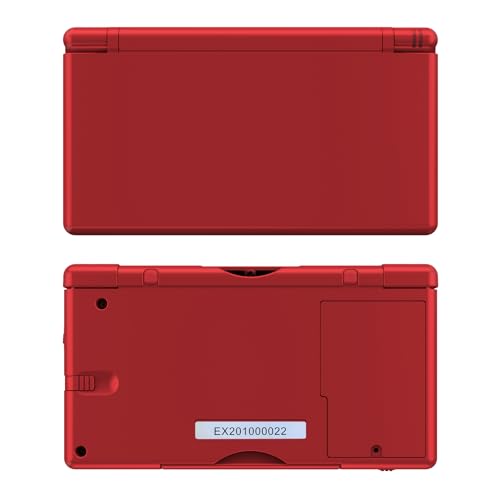 Image of eXtremeRate Scarlet Red Replacement Full Housing Shell for Nintendo DS Lite, Custom Handheld Console Case Cover with Buttons, Screen Lens for Nintendo DS Lite NDSL - Console NOT Included