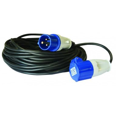 Antarion Rallonge Electrique 15m Prise P17 pour raccordement borne Camping Car