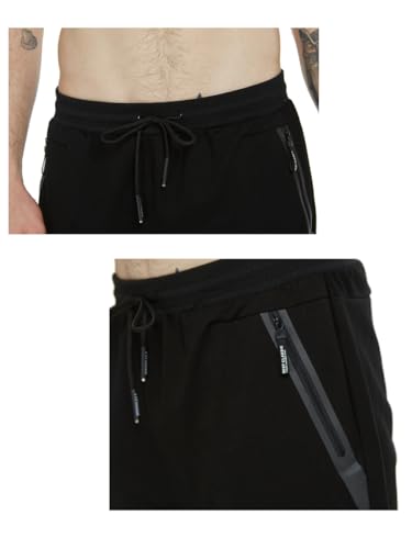 STICKON Mens Winter Fleece Pants Warm Sherpa Lined Sweatpants with Pockets4