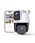 Tenda CH9 6MP Cámara Vigilancia WiFi Exterior con ...: 【Cámara para Exteriores con Doble Lente】La cámara vigilancia exterior equipada con una lente fija para monitorear áreas clave y una lente PTZ para patrullaje, monitorea dos áreas simultáneamente para una cobertura mejorada. (Nota: No es una cámara de...