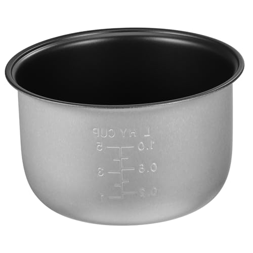 VALICLUD Olla Interior Antiadherente para Arrocera de Cubeta de Aluminio para Cocción Reemplazo Multifunción para Olla Eléctrica Resistente de Medición