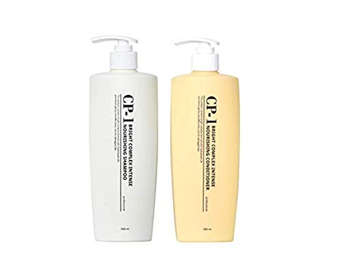 CP-1 Nourishing Shampoo + Conditioner 500ml SET Korean Beauty for Dry Damaged Hair with Keratin, Protein