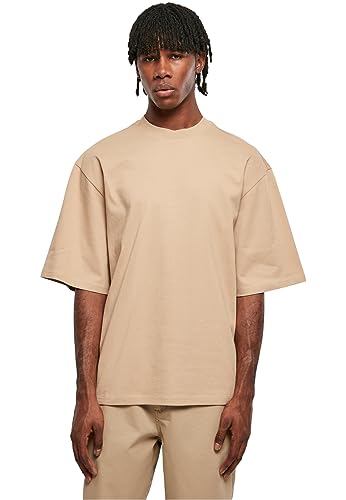 Maglietta Organica Oversize T-Shirt Beige S Uomo
