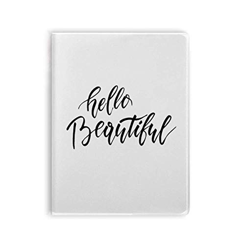 Carnet de notes Hello Beautiful idéal pour vos pensées quotidiennes et l'écriture créative