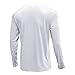 Men's Long Sleeve Basic Pullover Shirt Fashion Casual Stylish Henley Shirts Lightweight Soild Button T-Shirts (XX-Large,White)