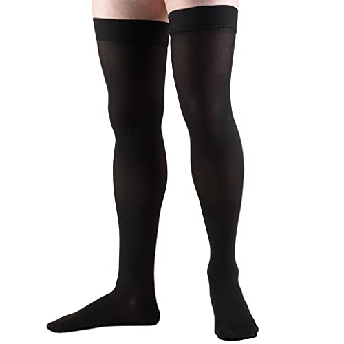 Truform 8868BL-M 20-30 Mmhg Compression Stockings For Men And Women, Thigh High Length thumb #7