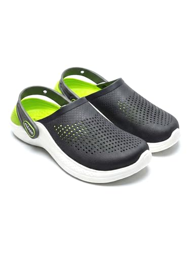 Image of Alzado Men's Classic Casual Sports Clogs /Sandals with Adjustable Back Strap for Adult | Comfortable & LightWeight| Stylish & Anti-Skid| Waterproof & Everyday Use Mules for Gents & Boys..