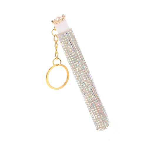 FOMIYES Mascara Brush Tube Lash Brush for Mascara Diamond-embellished Crystal Handle Versatile Applicator