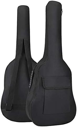 YiPaiSi 36 Inch Acoustic Guitar Gig Bag, Waterproof Guitar Case, Soft Guitar Backpack, Padded Dual Shoulder Strap, Soft Case Cover Adjustable Bag for Acoustic Classical Guitar