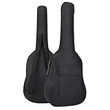 YiPaiSi 36 Inch Acoustic Guitar Gig Bag, Waterproof Guitar Case, Soft Guitar Backpack, Padded Dual...