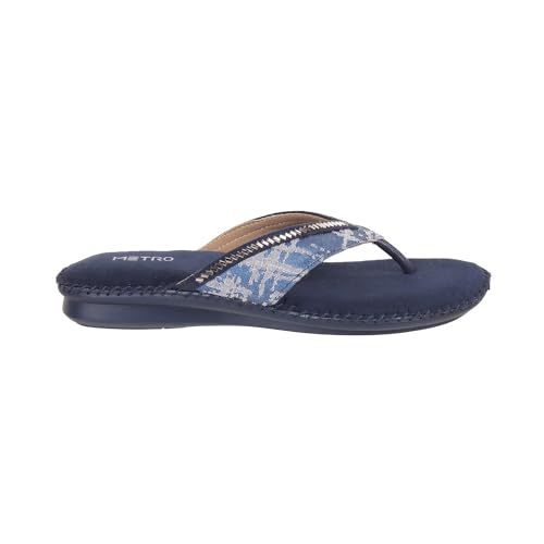 Image of Metro Women's Suede Faux Leather Comfort Slip-on Fashion Sandals