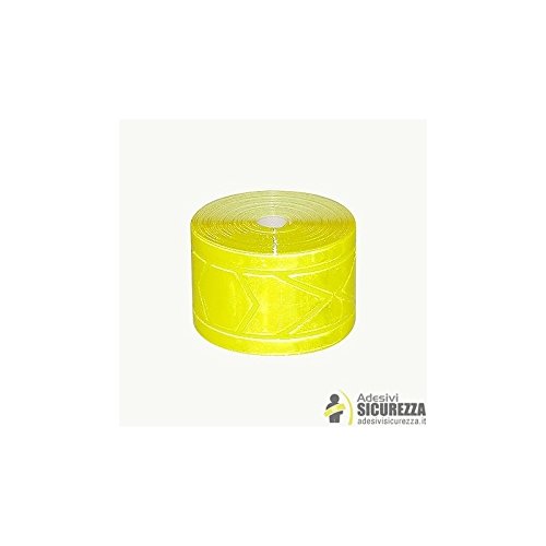 REFLEXITE - Reflexite® GP 340 Microprismatic Tape for high visibility clothing approved lime yellow 50 mm x 50 MT EN471
