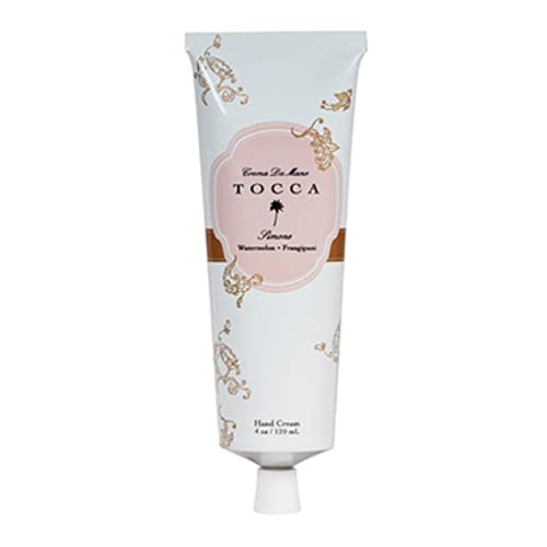 Tocca Crema De Mano Luxe, Simone Hand Cream, 4 Oz - Fresh Floral - Breezy, Sparkling, Radiant - Moisturizing, Quick Absorbing #TOP1