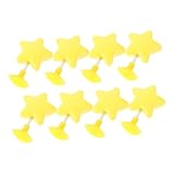 [TOGEVAL] 8個入り星形ヘルメット飾り 春スプリング取付けバイク ボード スキー用 ヘルメット装飾品 屋外耐候性 大人向け性演出