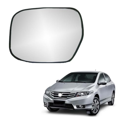 Image of MACZO - orvm Left Side Rear View Mirror Glass Tukdi Sub Mirror Plate Handa City 2008-2014 Model