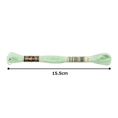 Image of DMC DMC25B #25 Thread Embroidery Thread 12 Bundles #13 Green