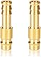 oumuik 2 St Druckluftkupplung 10mm /Druckluft-Anschlussbuchse 10 mm Messing DN10 Anschlussbuchse Schlauchstopfen Ventilbuchse Gewindestopfen Druckluft-Stecknippel