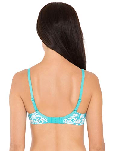 Image of Jockey 1245 Women's Under-Wired Padded Super Combed Cotton Elastane Stretch Multiway Styling T-Shirt Bra with Detachable Straps (Colors & Prints May Vary)